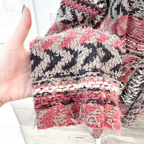 Free People Iona Oversized Patterned Cardigan - Picture 7 of 10